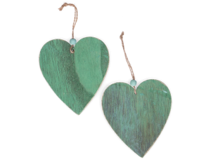 Zawieszka drewniana serce 224066