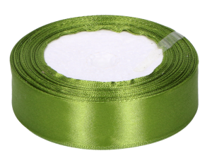 Wstążka atłasowa 2,5cm x 25Y zieleń MYH190472