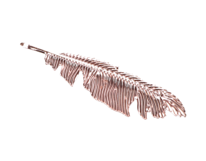 Zawieszka metalowa listek MYH199900