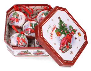 Zestaw bombek w pudełku "Samochód"