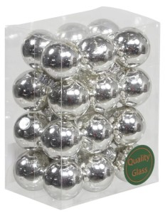 Bombki szklane 25mm Zawieszka