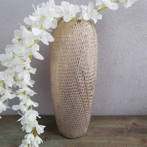 Wazon złoty przetarty 26cm 1szt  