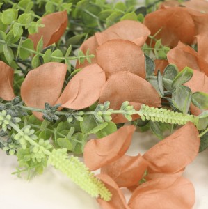 Płatki Róż Materiałowe karmelowe ok.110 szt. 