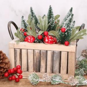 Osłonka skrzynka drewniana przecierana 22x12cm