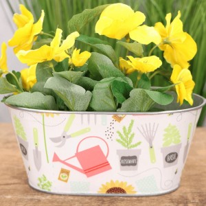 Osłonka metalowa podłużna owalna 20x9cm  