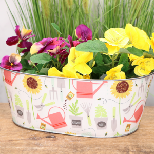 Osłonka metalowa podłużna owalna 30x11cm 