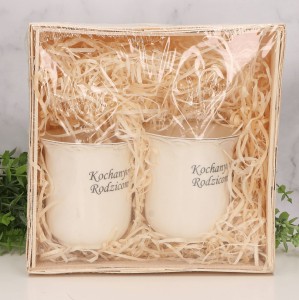 Zestaw 2 kubków ''Kochanym Rodzicom''