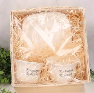 Zestaw 2 filiżanek ''Kochanym Rodzicom''