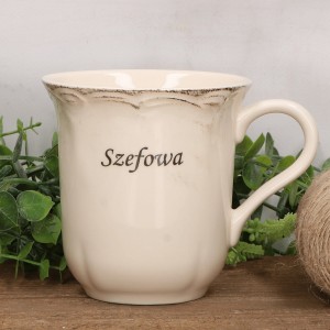 Kubek "Szefowa'' 10cm