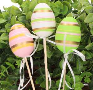 Jajka na piku mix 6szt. 6cm    