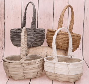 Koszyk Bambusowy MIX 4 kolorów - 1szt.
