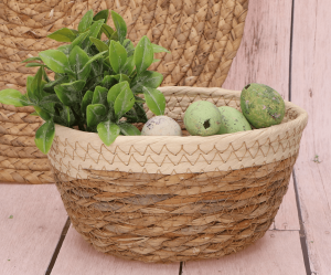 Koszyk słomiany 18 x 10cm