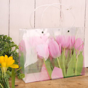 Torebka w tulipany 27x27x11