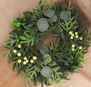 Świąteczny wianek dekoracyjny 40cm
