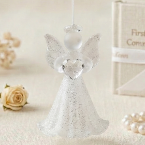 Aniołki szklane zawieszki MYH194507 3szt/op