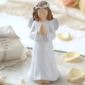 Figurka Aniołek  z motylkiem 13cm