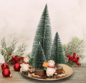 Choinka świąteczna 10cm - mała dekoracja , idealna do domu czy biura