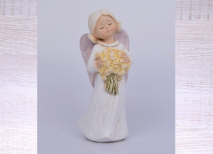 Anioł 166-15 z bukietem