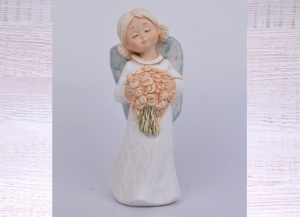 Anioł 166-12 z bukietem