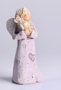 Anioł 002-5 z misiem