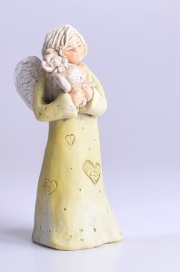 Anioł 002-7 z misiem