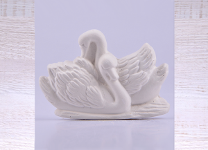 Figurka mini dwa łabędzie