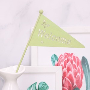 Pik chorągiewka "Welcome" zielony 40cm