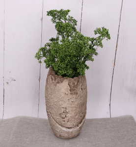 Osłonka kamienna pozłacana wazon 24,5cm