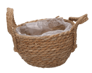 Osłonka pleciona boho z uchwytami MAŁA 10x15cm 1szt.