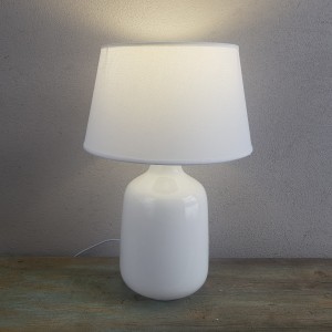 Lampa biała dekoracyjna lampka nocna 50cm