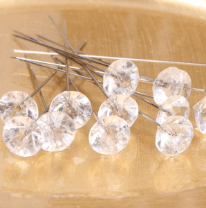 Szpilki ozdobne diament 10mm 80szt
