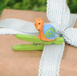Spinacze ślimaki klamerki scrapbooking 22szt