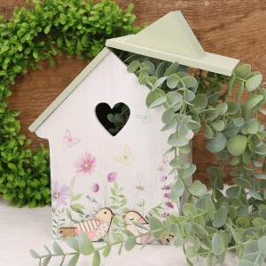 Domek dla ptaków budka drewniana osłonka 20cm
