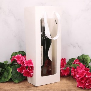 Torebka na wino kremowa 34cm. 