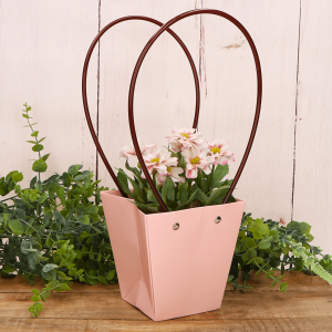 Torebka flowerbox różowa