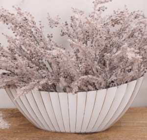 Sztuczne kwiaty wrzos 37cm gipsówka liście dodatek do kompozycji